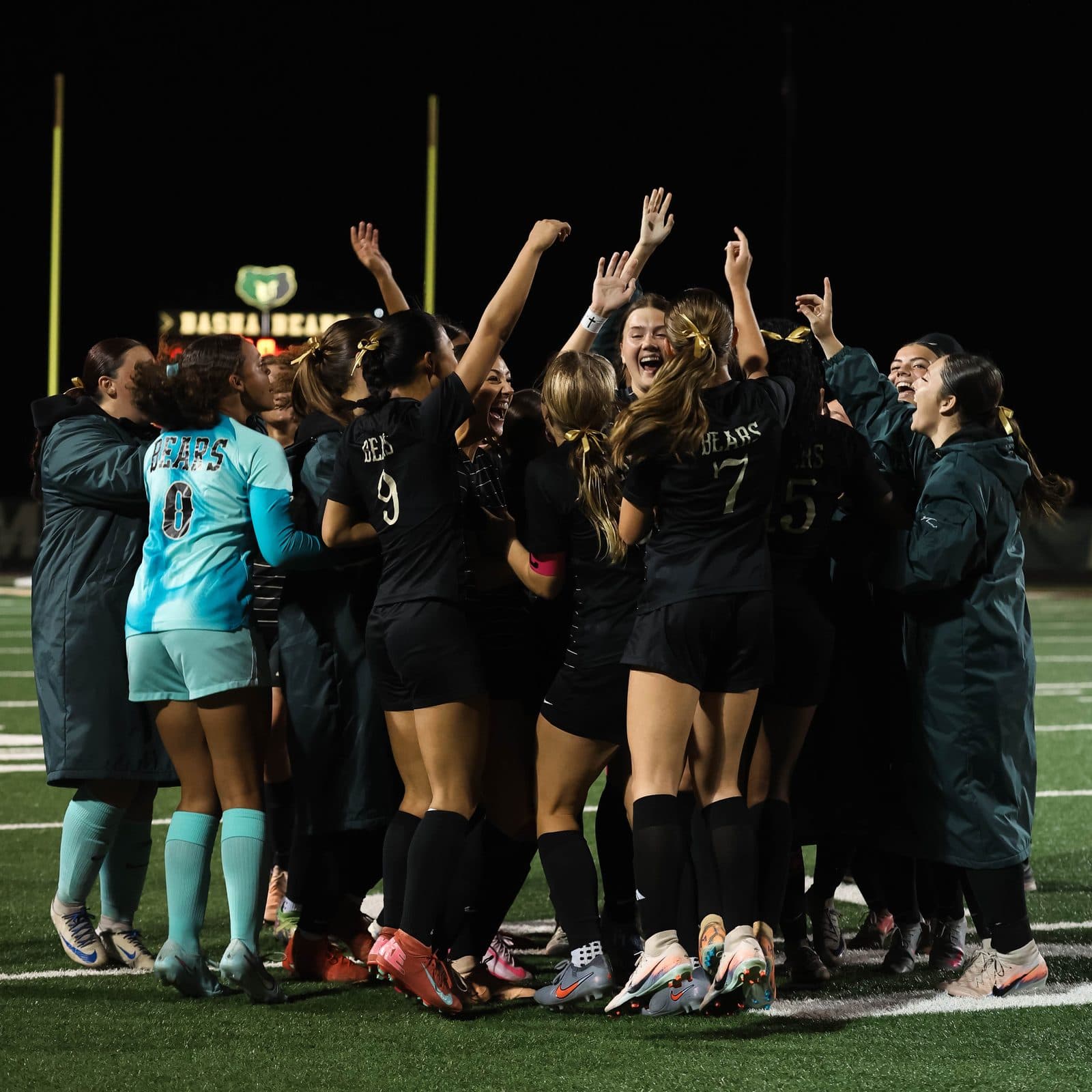 Team celebration